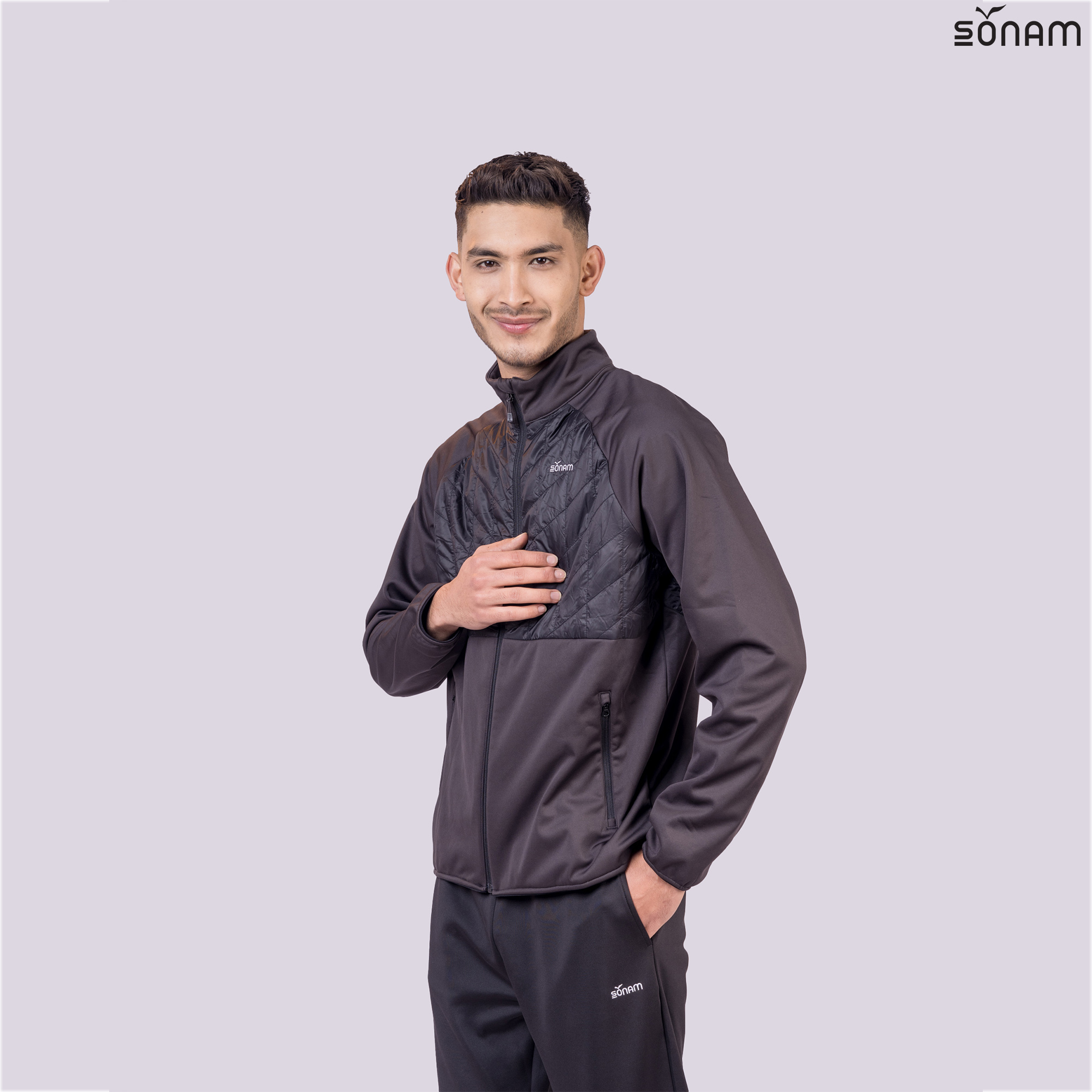 SONAM NGODUP MEN'S 75 GSM SOFTSHELL JACKET (FW2025) #2515_01