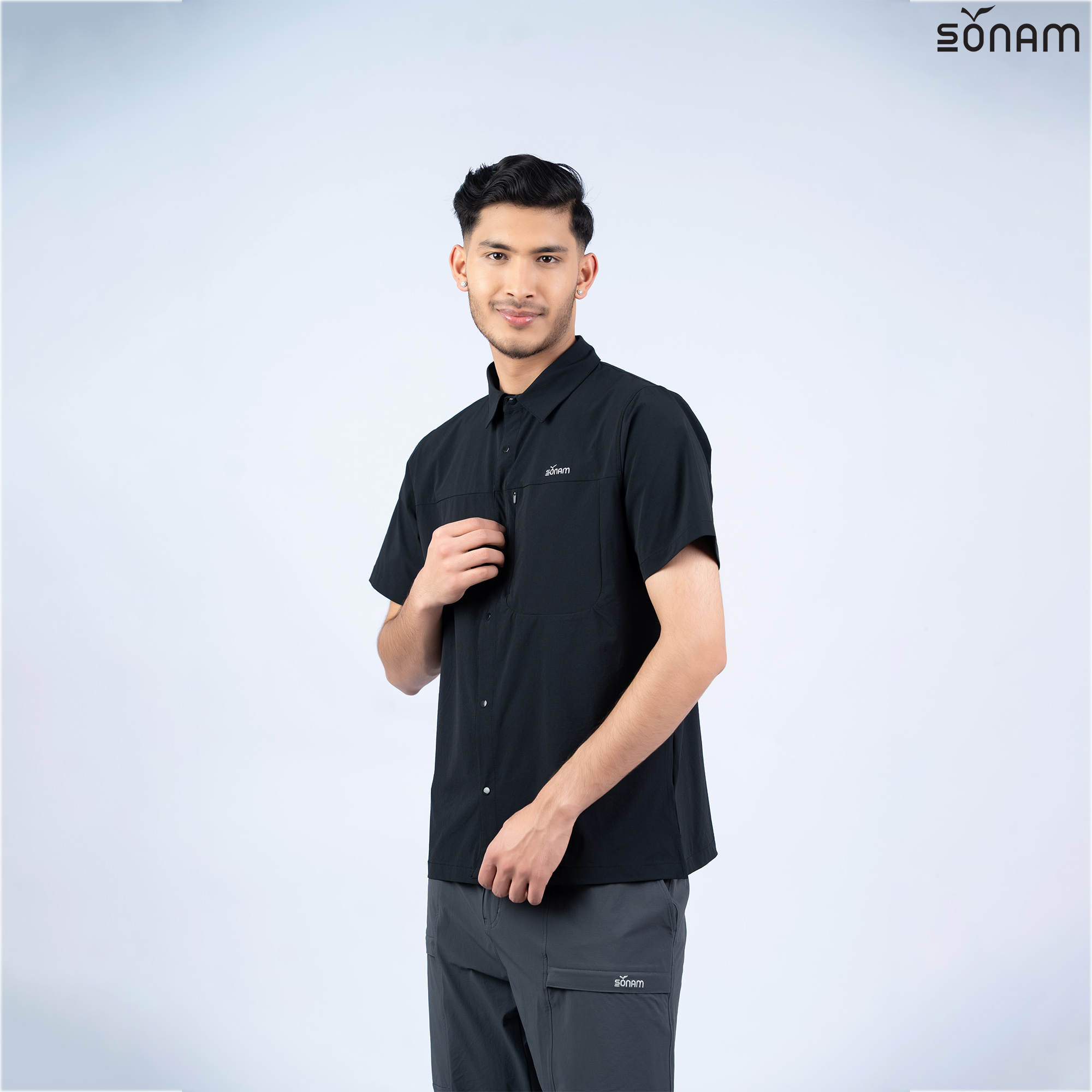 SONAM DAAWA MEN'S HALF SLEEVE HIKING SHIRT (SS2026) #2884