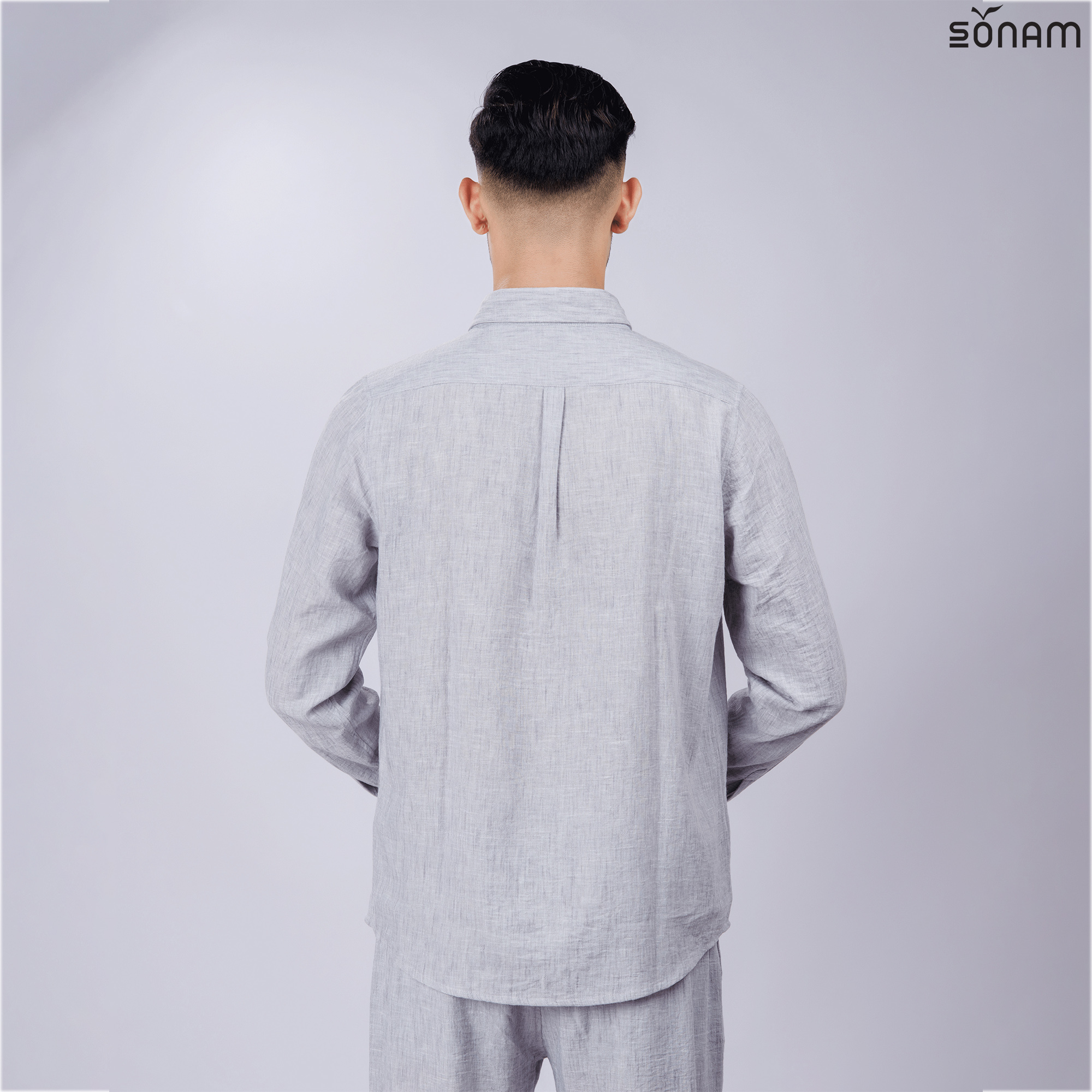 SONAM DACHHIRI MEN'S DERIVED LINEN SHIRT (SS2025) #2675