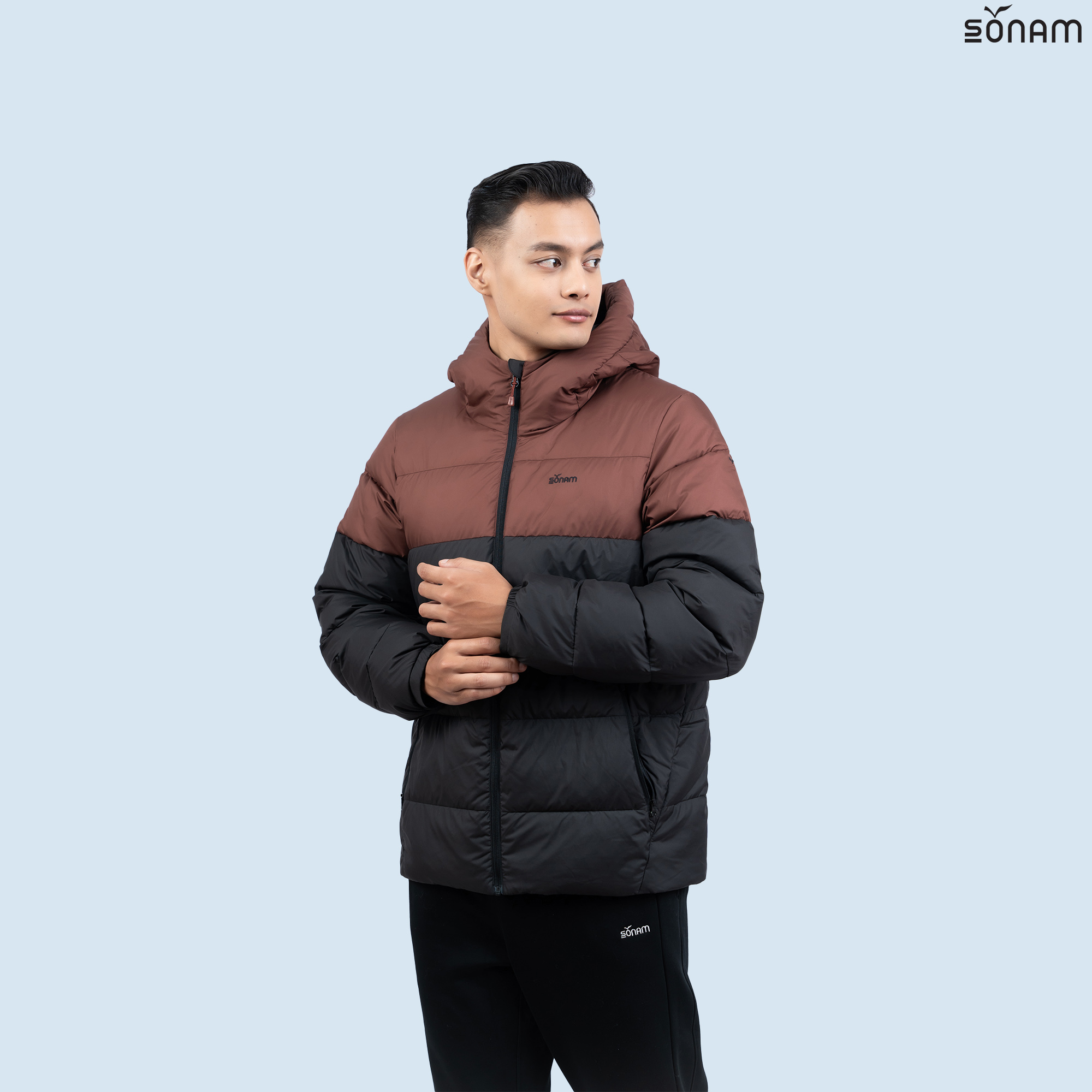 SONAM TSEWANG MEN'S POLYPONGEE POP LIGHT DOWN JACKET (FW2025) #2813