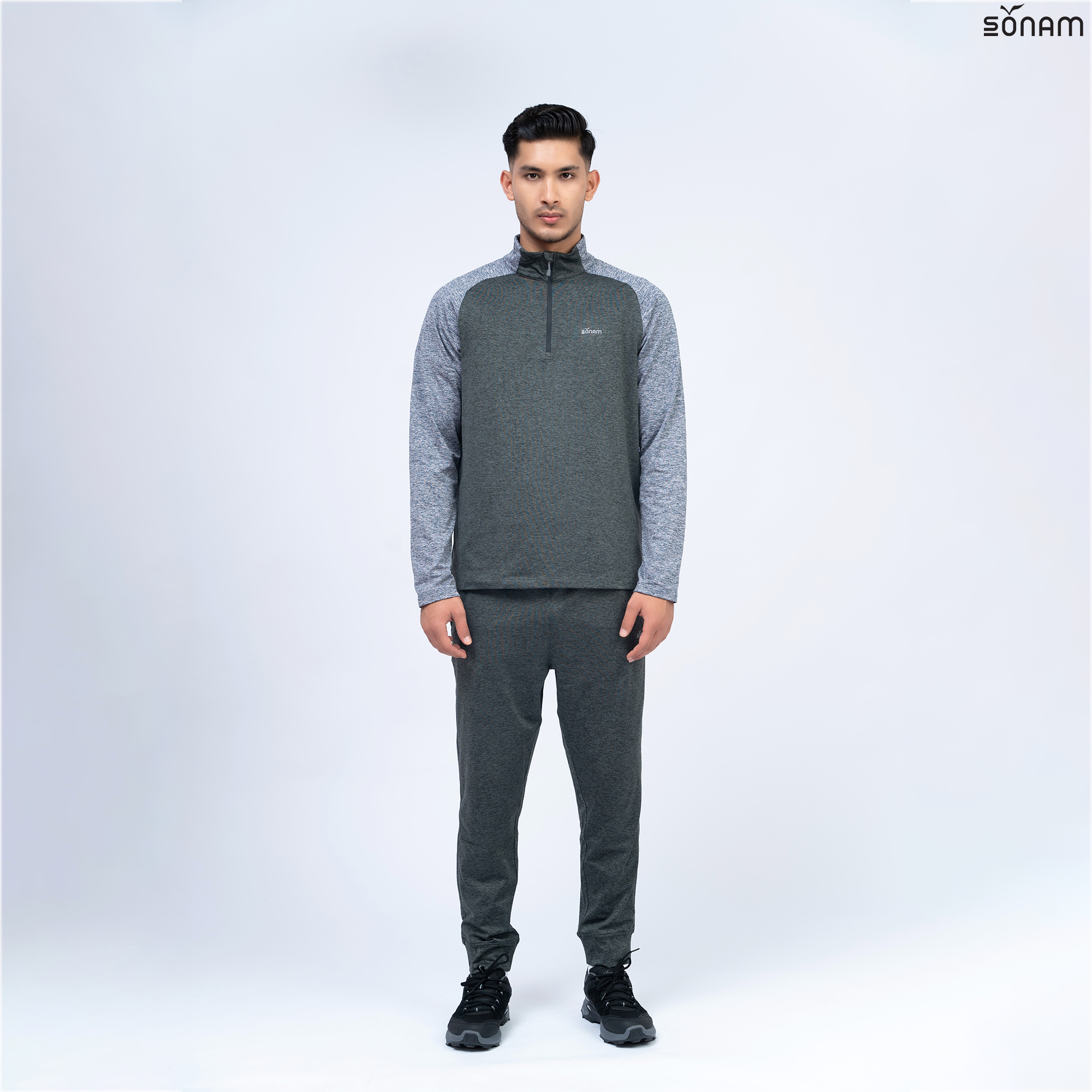 SONAM CHICADE MEN'S MILLANGE FLEECE POP MICROTOP (FW2025) #2715