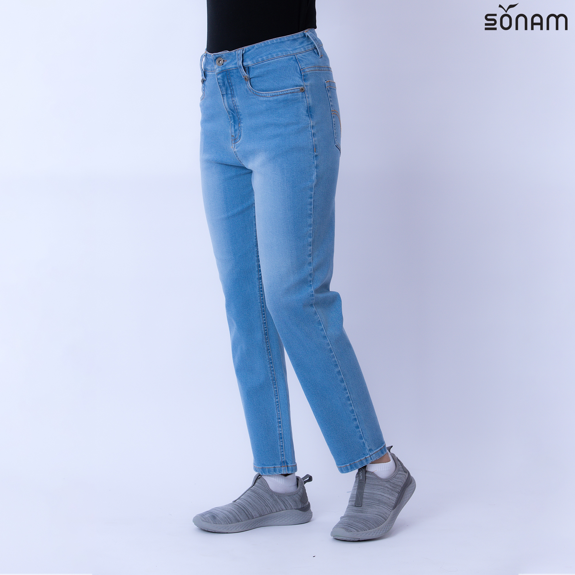 SONAM KABANA WOMEN'S DENIM PANT (SS2024) #2426 E