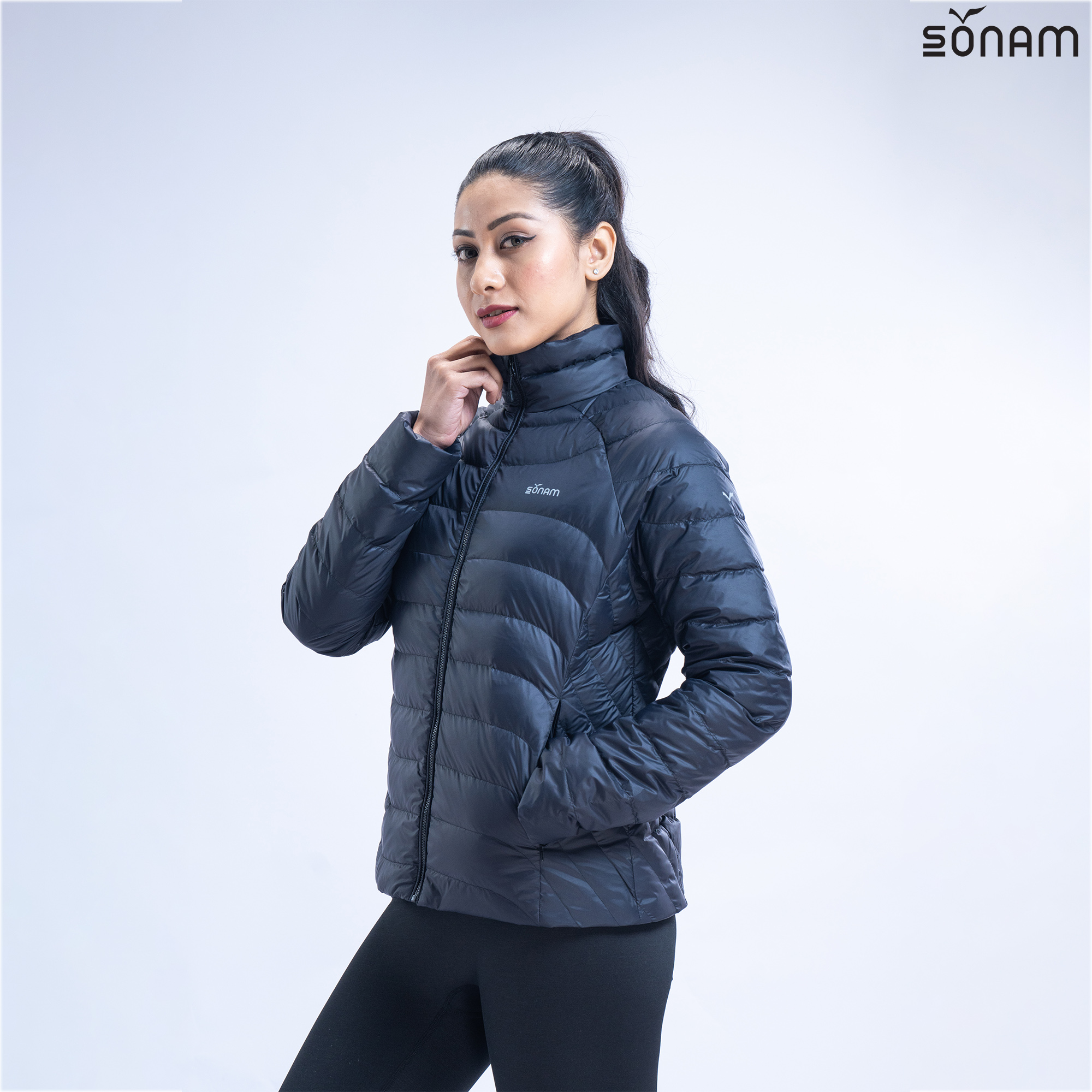 SONAM AARYA WOMEN'S ULTRALIGHT DOWN JACKET ( FW2023) #2270