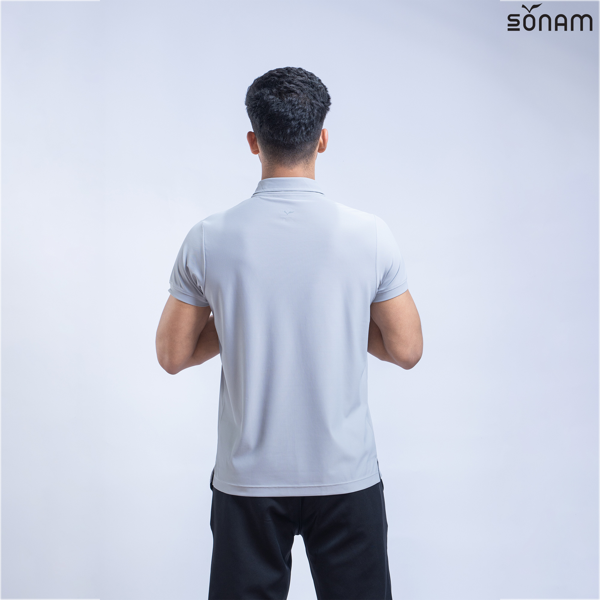 SONAM NORBU MEN'S ZIPPED POLO T-SHIRT (SS2024) #2363