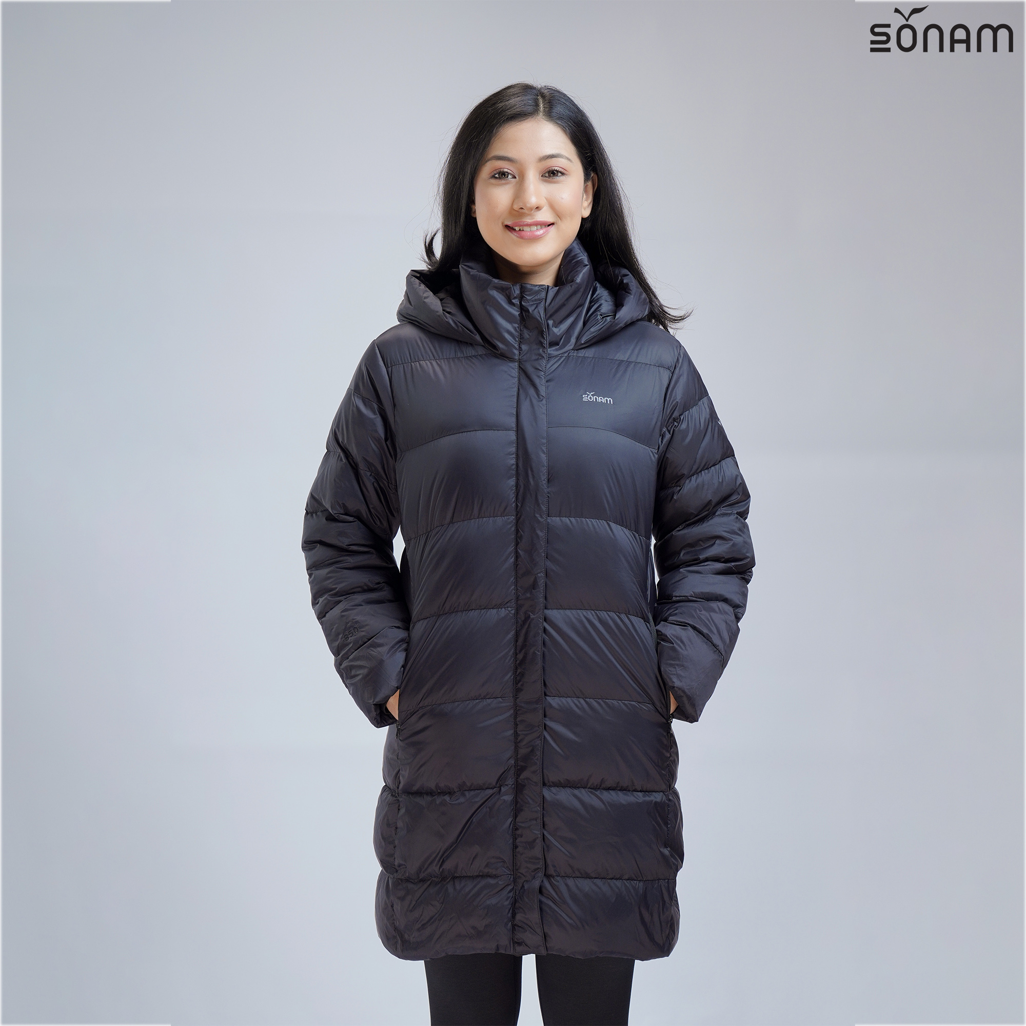 SONAM LASYA WOMEN'S MATTE LONG DOWN JACKET(FW2023) #1873 