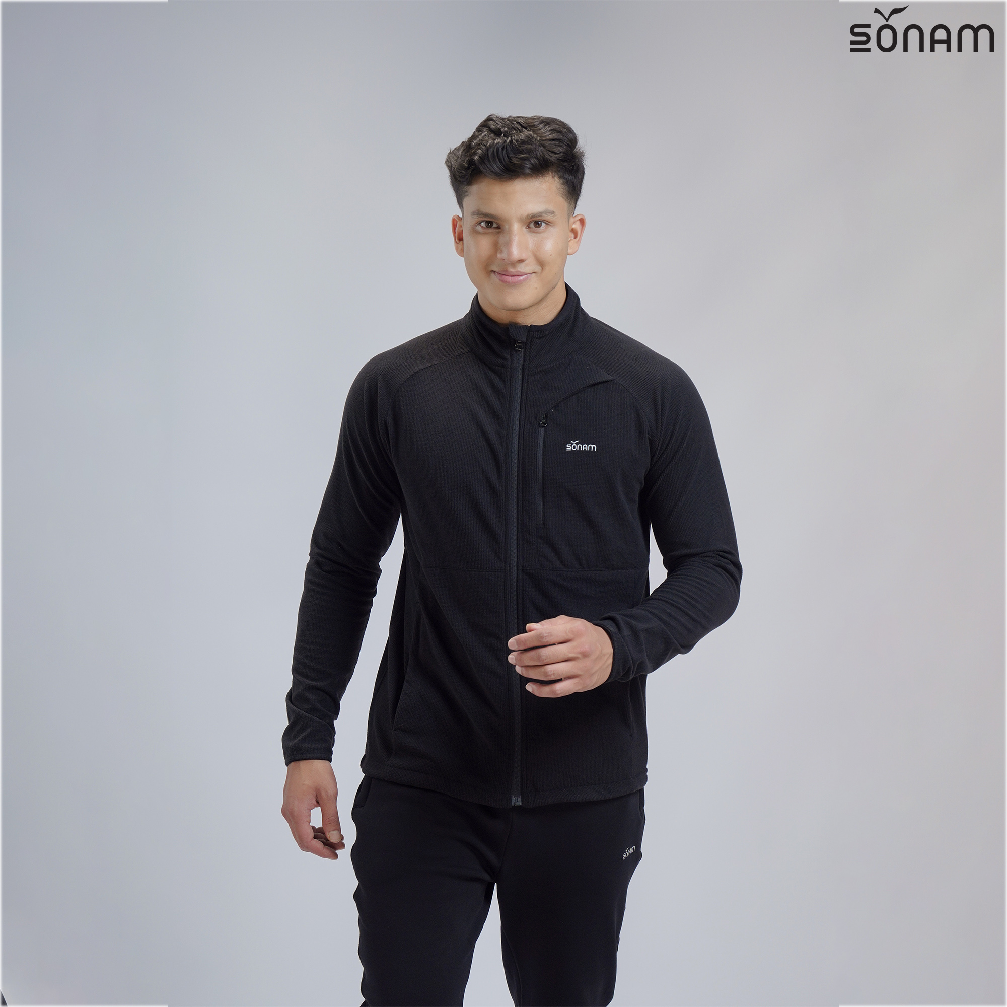 SONAM KALSANG MEN'S SQUATTER FLEECE JACKET (FW2024) #2163_01