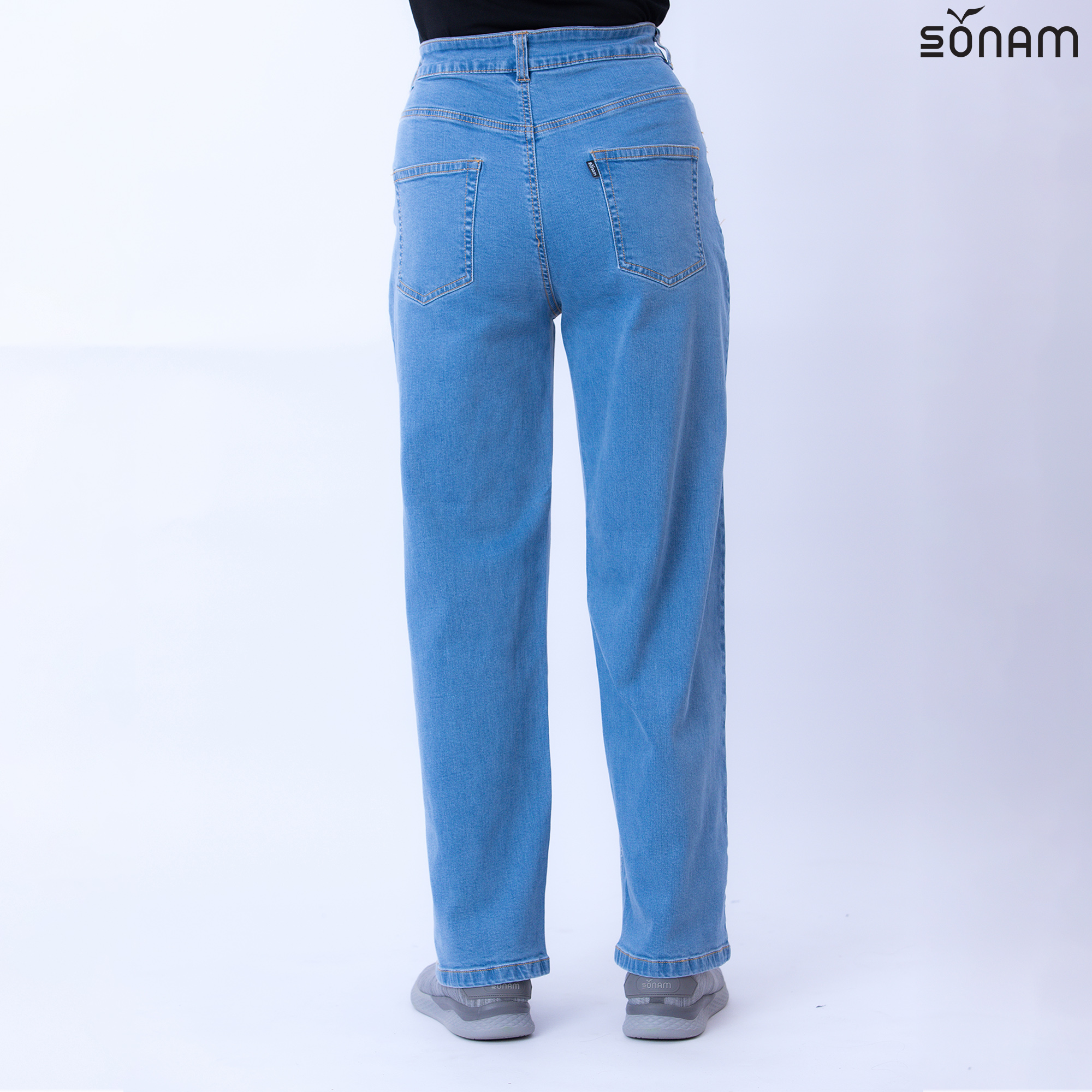 SONAM KUYERI WOMEN'S WIDE LEG DENIM PANT (SS2024) #2419 F