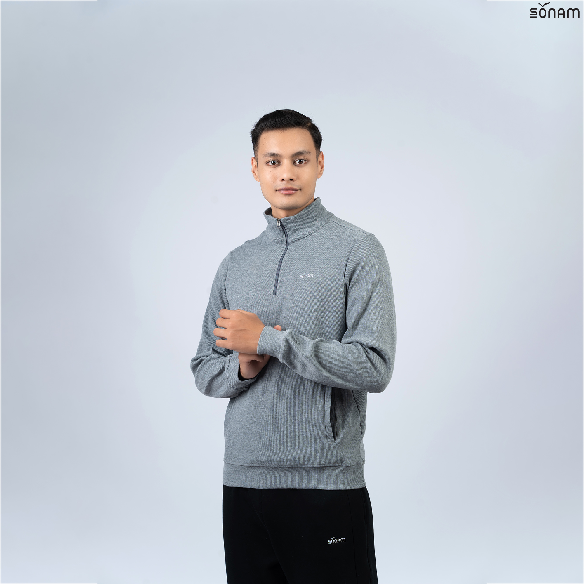 SONAM POSO MEN'S RIBBED MICROTOP (FW2025) #2783